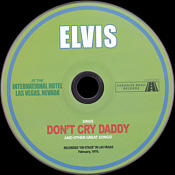 Elvis Sings Don't Cry Daddy And Other Great Songs - Elvis Presley Bootleg CD