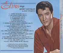 Elvis Sings Mort Shuman & Doc Pomus - Elvis Presley Bootleg CD