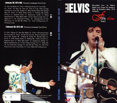 First In Line Vol. 2 - Elvis Presley Bootleg CD