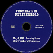 From Elvis In Murfreesboro - Elvis Presley Bootleg CD - Elvis Presley Bootleg CD