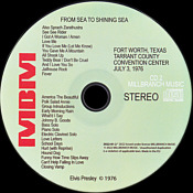 From Sea To shining Sea - Elvis Presley Bootleg CD