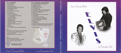 From Sunset Boulevard To Paradise Road (LP/CD) Diamond Anniversary Editions Resurrection - Elvis Presley Bootleg CD
