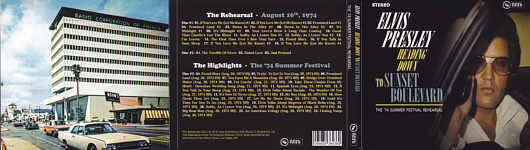 Heading Down To Sunset Boulevard - Elvis Presley Bootleg CD