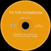 Hilton Showroom Vol. 3 - Elvis Presley Bootleg CD