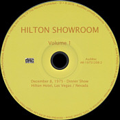 Hilton Showroom Vol. 1 - Elvis Presley Bootleg CD