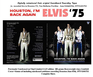 Houston I'm Back Again (Special CD Edition) - Elvis Presley Bootleg CD