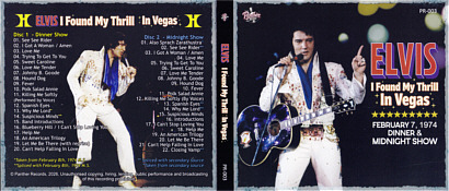 I Found My Thrill In Vegas - Elvis Presley Bootleg CD