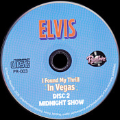 I Found My Thrill In Vegas - Elvis Presley Bootleg CD