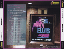 Impossible - Elvis Presley Bootleg CD