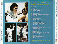 Last Tango In Tahoe - Elvis Presley Bootleg CD