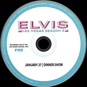 Las Vegas Season 8 -  January 26 OS / 27 DS - Elvis Presley Bootleg CD