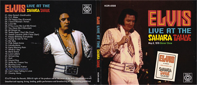 Live At The Sahara Tahoe - Elvis Presley Bootleg CD