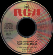 Live In Dallas - Elvis Presley Bootleg CD