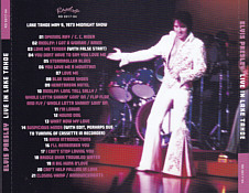 Live In Lake Tahoe - Tahoe '73 - Elvis Presley Bootleg CD