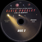 Live In Memphis 1976 - Elvis Presley Bootleg CD