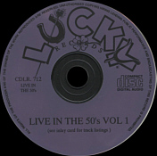 Live In The 50's - Vol.1 - Elvis Presley Bootleg CD