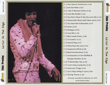 Livin' On The Edge - Elvis Presley Bootleg CD