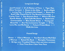 Long Lost And Found Songs - Elvis Presley Bootleg CD