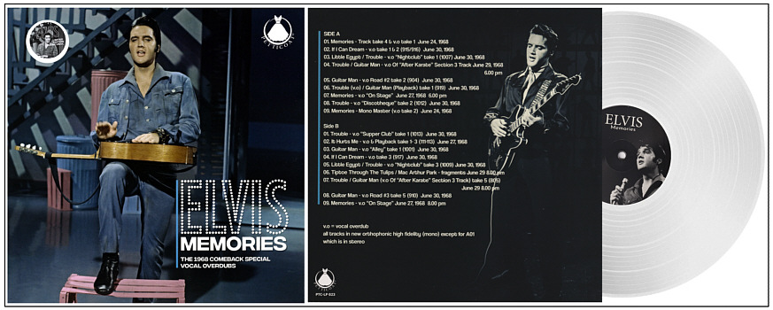 Memories - The 1968 Comeback Special Vocal Overdubs (Petticoat LP/CD) - Elvis Presley Bootleg CD