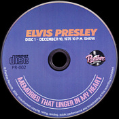 Memories That Linger In My Heart - Elvis Presley Bootleg CD