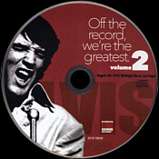 Off The Record, We're The Greatest Vol. 2 - August 29 1972 MS. Las Vegas - Elvis Presley Bootleg CD