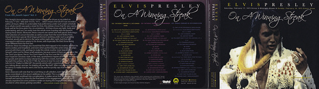 On A Winning Streak - Elvis Presley Bootleg CD