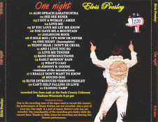 One Night - Elvis Presley Bootleg CD