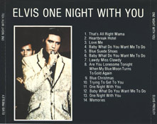 One Night With You - Elvis Presley Bootleg CD