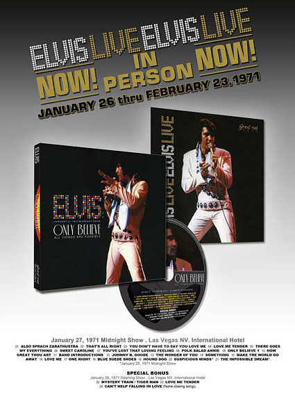 Only Believe - Elvis Presley Bootleg CD