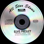 Opening Night 1969 - Elvis Presley Bootleg CD