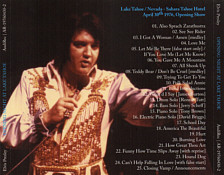 Opening Night At Lake Tahoe - Elvis Presley Bootleg CD