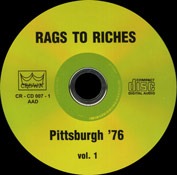 Rags To Riches - Pittsburgh '76 - Elvis Presley Bootleg CD