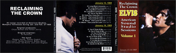 Reclaiming The Crown - Elvis Presley Bootleg CD