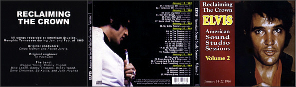 Reclaiming The Crown - Elvis Presley Bootleg CD