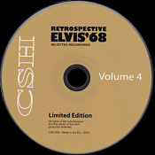 Retrospective Elvis '68 - Selected Recordings - Volume 4 -  Elvis Presley Bootleg CD