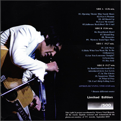 Rock Is Back (LP / CD) - Elvis Presley Bootleg CD