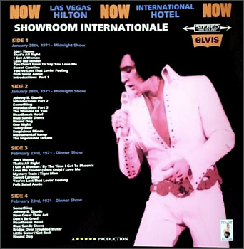 Showroom Internationale (CD/LP - Pinup) - Elvis Presley Bootleg CD