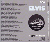 Spliced Takes - Nashville Revisited - Elvis Presley Bootleg CD
