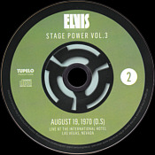 Stage Power Volume 3 - Lets Go Back And Touch The Past - Elvis Presley Bootleg CD