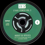 Stage Power Volume 3 - Lets Go Back And Touch The Past - Elvis Presley Bootleg CD