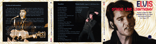 Strike Like Lightning - Elvis Presley Bootleg CD