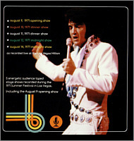 Summer Festival Reflections Of '71 - Elvis Presley Bootleg CD