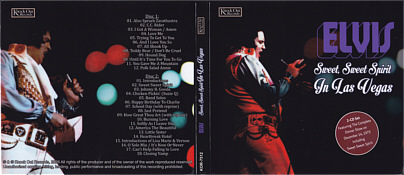 Sweet, Sweet Spirit in Las Vegas - Elvis Presley Bootleg CD