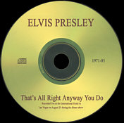 That's All Right Anyway You Do - Elvis Presley Bootleg CD
