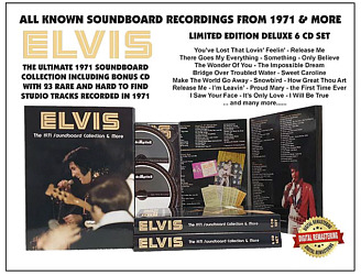 The 1971 Soundboard Collection & More - Elvis Presley Bootleg CD