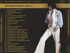The BicentennialKing Vol. 1 - Elvis Presley Bootleg CD