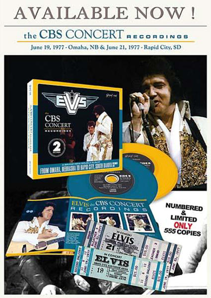 The CBS Concert Recordings - Elvis Presley Bootleg CD