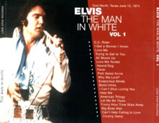 The Man In White Vol.1 - Elvis Presley Bootleg CD