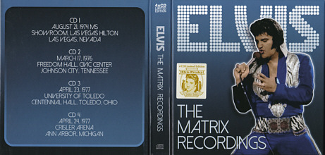 The Matrix Recordings - Elvis Presley Bootleg CD