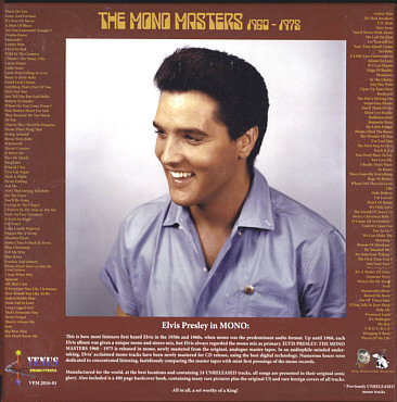 The Mono Masters 1960 – 1975 - Elvis Presley Bootleg CD